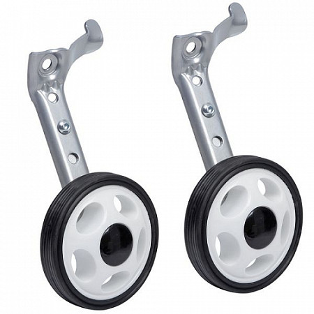 На картинке изображен Приставные колеса STG с кронштейном для велосипеда 16-20" Х68715-5 Приставные колеса STG с кронштейном для велосипеда 16-20" Х68715-5