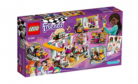 На картинке изображен Конструктор LEGO Friends Передвижной ресторан 41349 Конструктор LEGO Friends Передвижной ресторан 41349