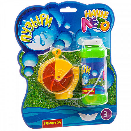 На картинке изображен Мыльные Пузыри Bondibon Наше Лето 748 1 шт. (в ассортименте) Мыльные Пузыри Bondibon Наше Лето 748 1 шт. (в ассортименте)