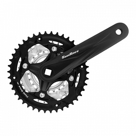 На картинке изображен Система Sunrace FCM600 170мм FCM600.00DD.SS0.BX Система Sunrace FCM600 170мм FCM600.00DD.SS0.BX