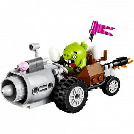 На картинке изображен Конструктор Lepin Побег из Машины Свинок Серия Angry Birds 19001 Конструктор Lepin Побег из Машины Свинок Серия Angry Birds 19001