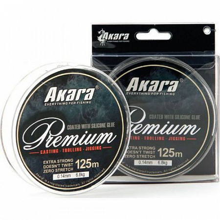 Шнур Akara Premium Grey 125 м