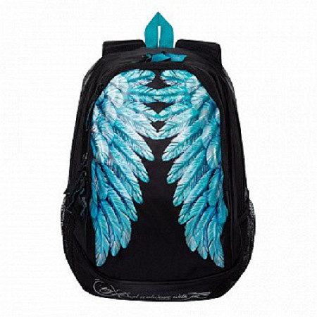 На картинке изображен Рюкзак школьный GRIZZLY RD-837-3 /1 light blue Рюкзак школьный GRIZZLY RD-837-3 /1 light blue