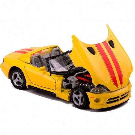 Коллекционная машина Bburago 1:24 Dodge Viper RT/10 (18-22024) yellow
