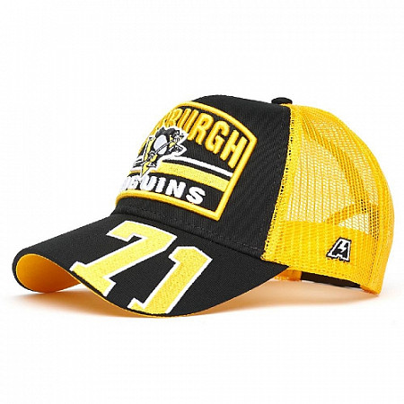 Бейсболка Atributika&Club NHL Pittsburgh Penguins 31326 black/yellow