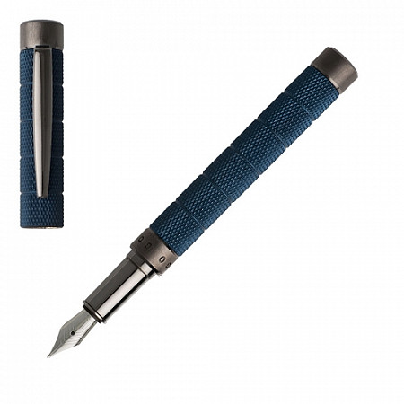 Перьевая ручка Hugo Boss Fountain pen Pillar Blue HSC8922L