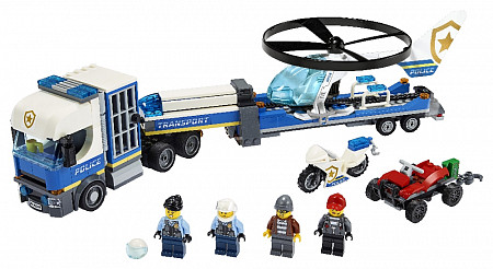Конструктор LEGO City Полицейский вертолётный транспорт 60244