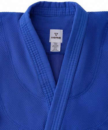 Кимоно для дзюдо детское Insane START IN22-JD300 хлопок  000/110 blue