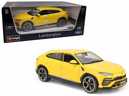 Коллекционная машина Bburago 1:18 Lamborghini Urus SUV (18-11042) yellow