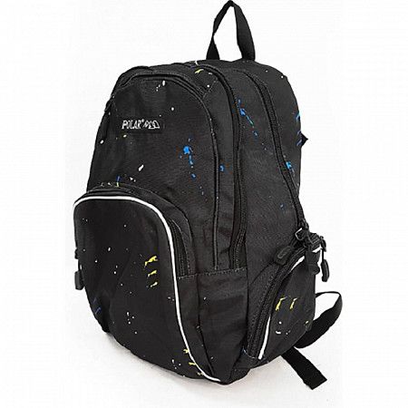Рюкзак Polar 17303 Black ( с желто-синими вкраплениями)