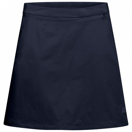 Юбка-шорты женская Jack Wolfskin Hilltop Trail Skort W midnight blue