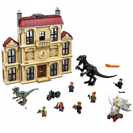 Конструктор LEGO Jurassic World Нападение индораптора в поместье Локвуд 75930