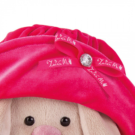 Мягкая игрушка Budibasa Зайка Ми в бархатной шляпе с букетиком (малая) SidS-142