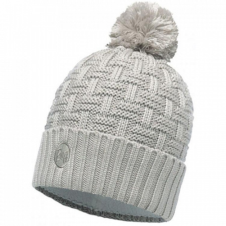 На картинке изображен Шапка Buff Knitted & Polar Hat Airon Mineral Grey Шапка Buff Knitted & Polar Hat Airon Mineral Grey