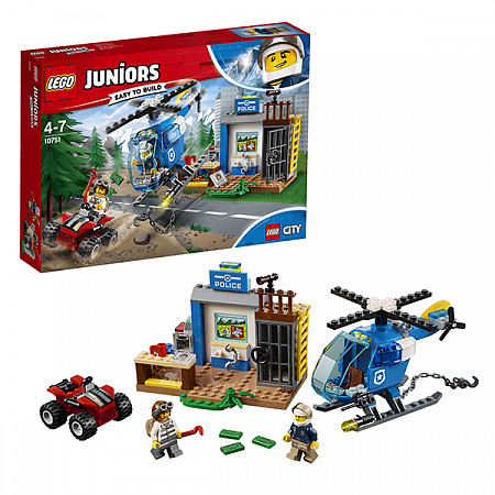Конструктор LEGO Juniors Погоня горной полиции 10751