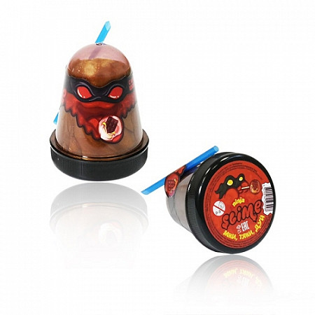 Игрушка пластичная Желейная Slime Ninja с ароматом шоколада S130-14