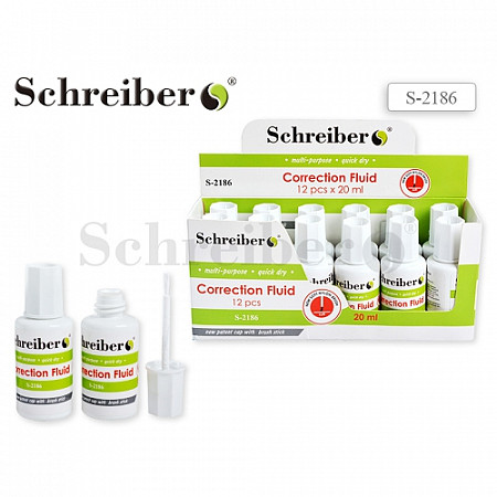 Корректирующая жидкость Schreiber 20 мл S 2186
