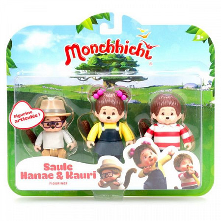 Фигурки Monchhichi Каури, Ханна, Вилли 3 в 1 81504