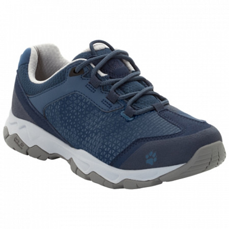 На картинке изображен Полуботинки женские Jack Wolfskin Rock Hunter Low W dark sky Полуботинки женские Jack Wolfskin Rock Hunter Low W dark sky