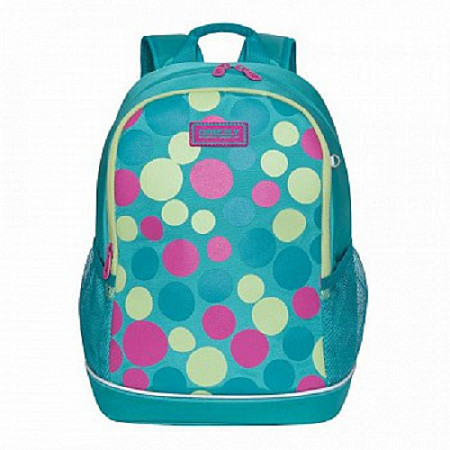 Рюкзак школьный GRIZZLY RG-063-5 /1 turquoise