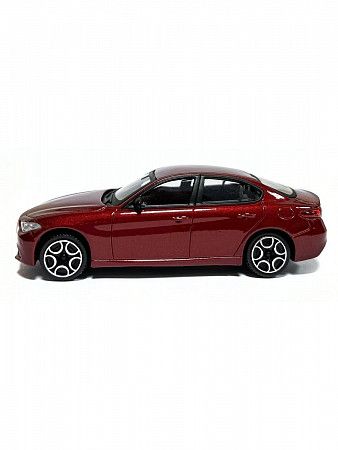 Машинка Bburago 1:43 Alfa Romeo Giulia (18-30000/18-30329) red