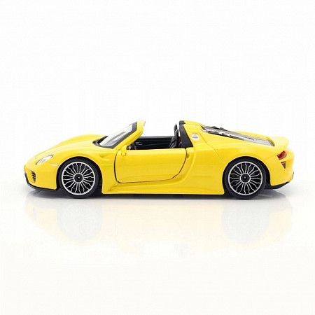 Машинка Bburago 1:24 Porsche 918 Spyder (18-21076) yellow