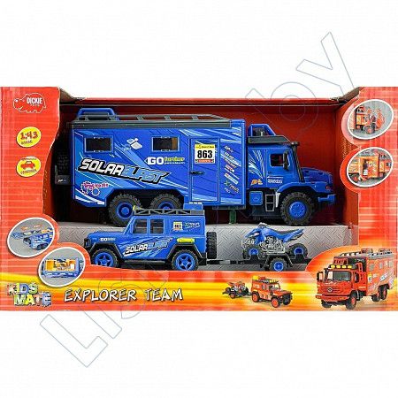 Игрушка Dickie Toys Набор Команда исследователей фрикционный (203314552) blue