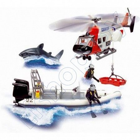 Игровой набор Dickie Toys Морской спасатель, фрикционный (203314647)