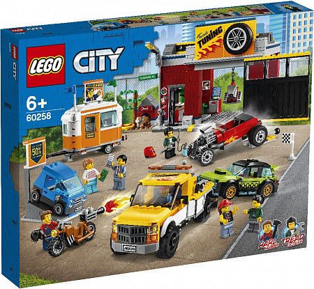 Конструктор LEGO City Тюнинг-мастерская 60258