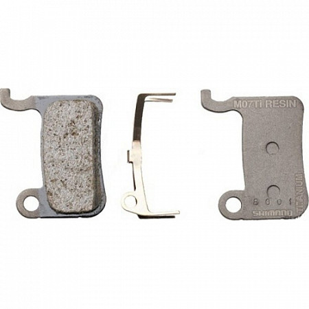 Тормозные колодки Shimano для дискового тормоза, M07TI, пара, Y8E598020