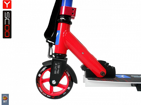 Самокат Y-Scoo RT 125 Mini City Montreal red/blue