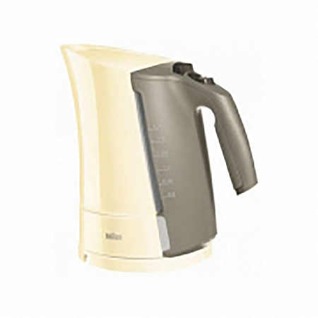 На картинке изображен Чайник электрический Braun WK300 cream 0X63221702 Чайник электрический Braun WK300 cream 0X63221702