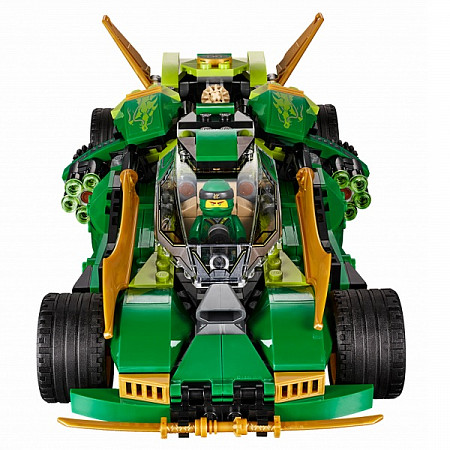 На картинке изображен Конструктор LEGO Ninjago Ночной вездеход ниндзя 70641 Конструктор LEGO Ninjago Ночной вездеход ниндзя 70641