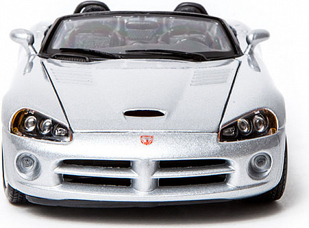 Коллекционная машина Bburago 1:24 Dodge Viper SRT/10 (18-22058) silver