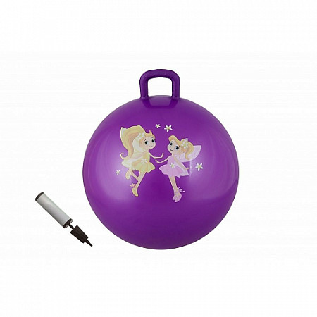 Мяч-попрыгун с ручкой Body Form 26" 65 см BF-CHBP01 purple