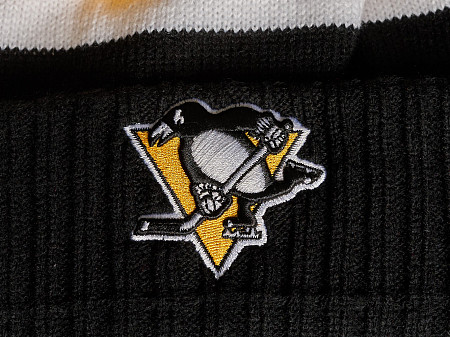 Шапка Atributika&Club NHL Pittsburgh Penguins 59183 black/yellow