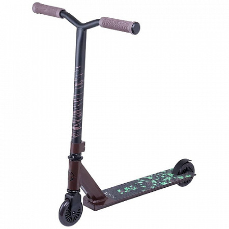 На картинке изображен Самокат трюковый XAOS Ivy brown Самокат трюковый XAOS Ivy brown