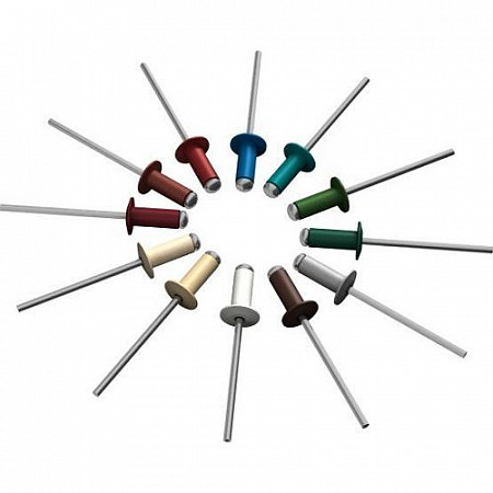 Заклепка вытяжная Starfix 0,32х0,8 см RAL 9003 (20000 штук) SM-67396-20000