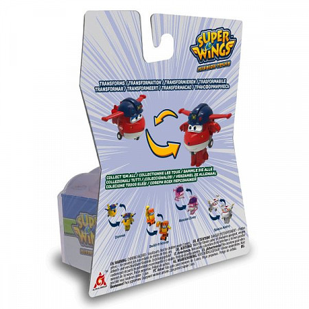 Мини-трансформер Super Wings Команда Полиции Джетт EU730031