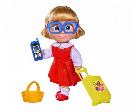 Кукла Simba Даша с чемоданчиком, корзинкой и телефоном (109301013)