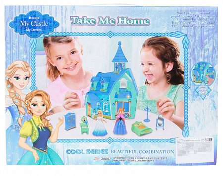 На картинке изображен Замок для кукол Холодное сердце SG-29007 Замок для кукол Холодное сердце SG-29007