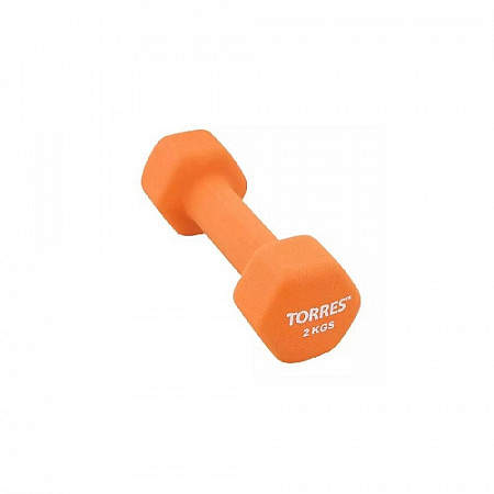 Гантель Torres PL55012 2 кг orange