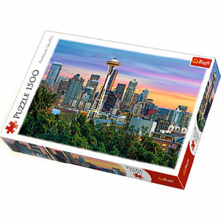 На картинке изображен Пазл Спейс-Нидл, Сиэтл, США 26135 Пазл Спейс-Нидл, Сиэтл, США 26135