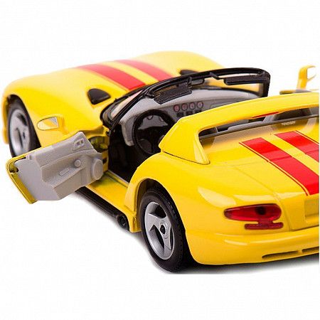 Коллекционная машина Bburago 1:24 Dodge Viper RT/10 (18-22024) yellow