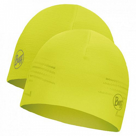 Шапка Buff microfiber reversible hat r-solid yellow fluor