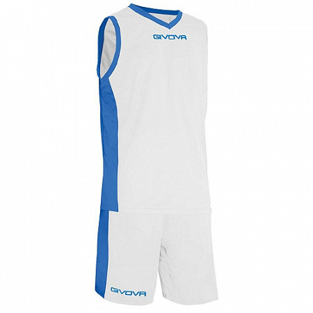 Баскетбольная форма Givova Power Kitb05 white/blue