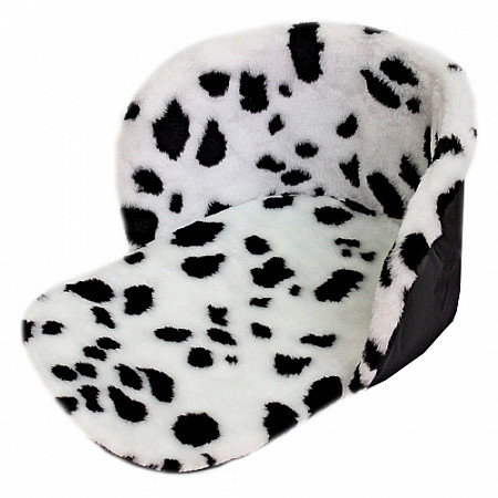 Матрасик для санок RT Долматинец длинный black/white