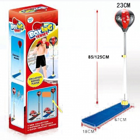 На картинке изображен Груша боксерская напольная детская YT1681042 Груша боксерская напольная детская YT1681042