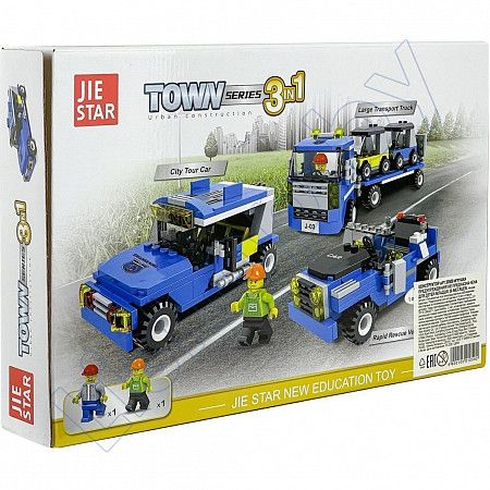 Конструктор UniToys Town Series 3 в 1 Large Transport Truck (20509)