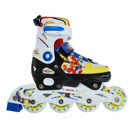 Роликовые коньки Zez Sport PW-126B-33